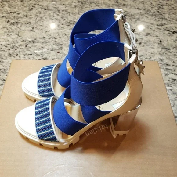 NEW Christian Louboutin Patrouiagoma 100 platform sandals size 36 - Picture 10 of 16